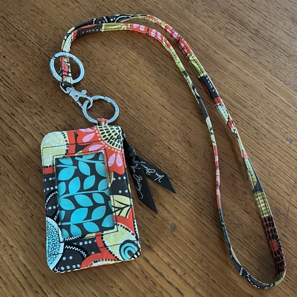 Vera Bradley ID lanyard